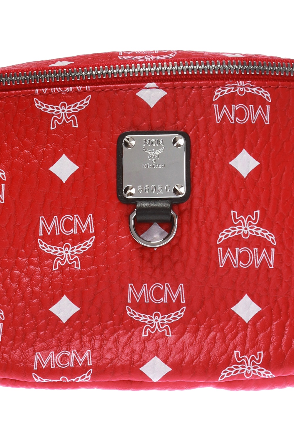 Mcm red belt online bag